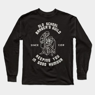 Old School Barber's Guild Long Sleeve T-Shirt